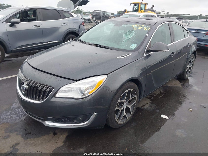 Vin: 2g4gl5ex5h9186706, lot: 46190715, buick regal turbo sport touring 20172