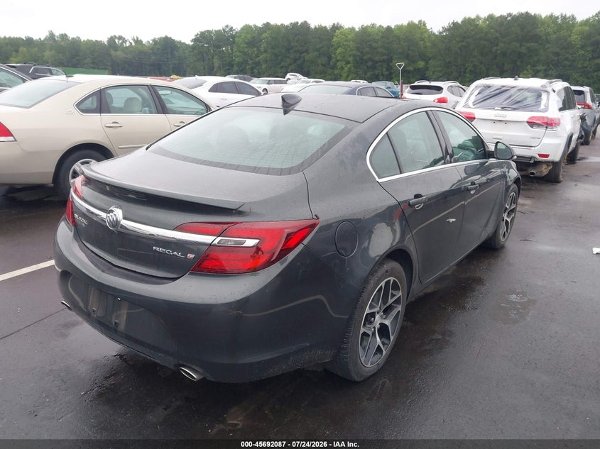 Vin: 2g4gl5ex5h9186706, lot: 46190715, buick regal turbo sport touring 20174
