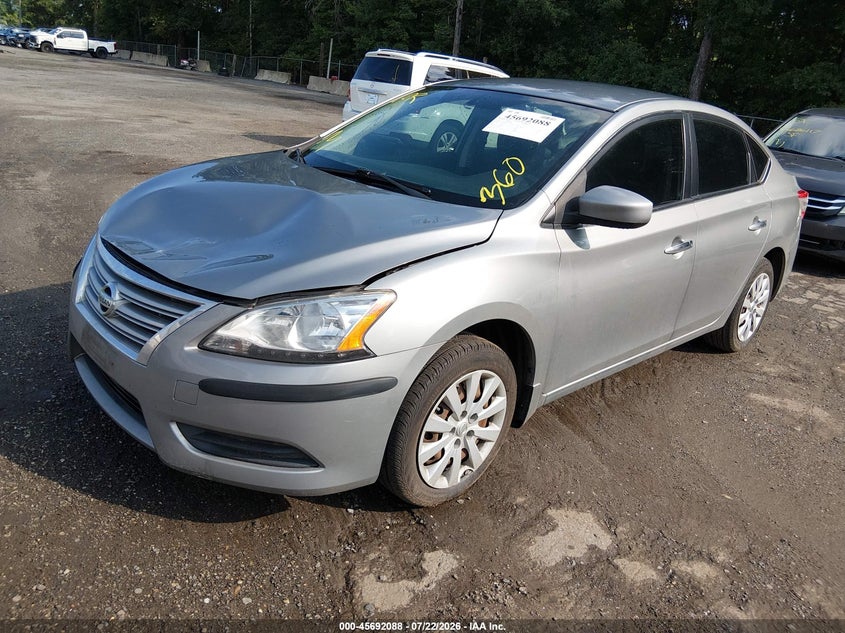 2014 NISSAN SENTRA auction photo 2