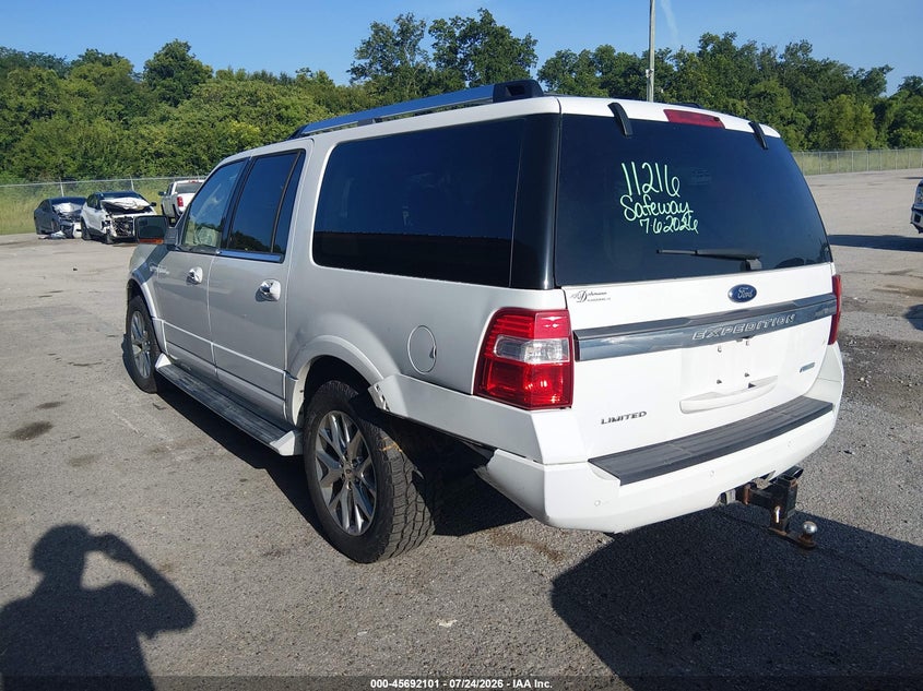 Vin: 1fmjk1kt4hea01321, lot: 46190729, ford expedition el limited 20173
