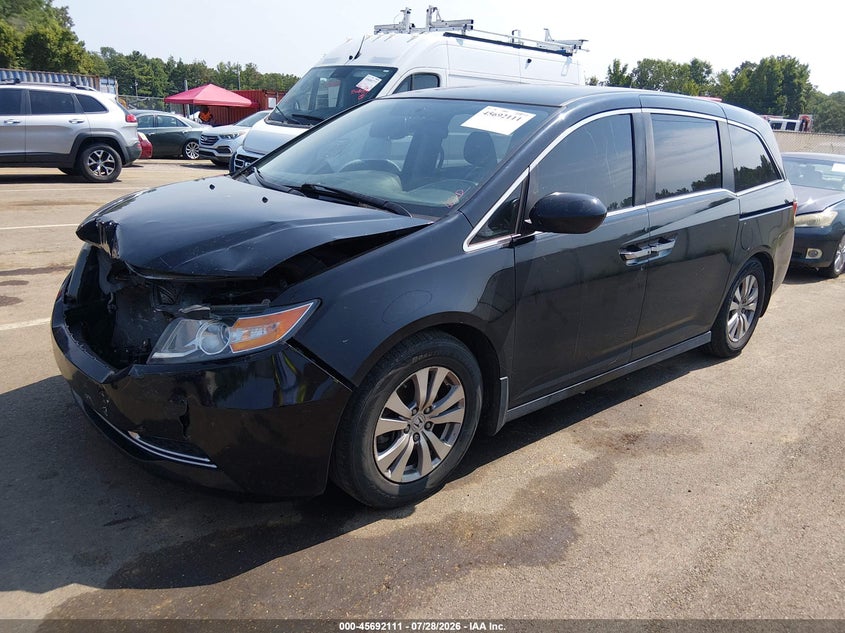 Vin: 5fnrl5h45eb082741, lot: 46190739, honda odyssey ex 20142