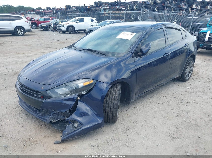 Vin: 1c3cdfbb2ed825500, lot: 46190756, dodge dart sxt 20142
