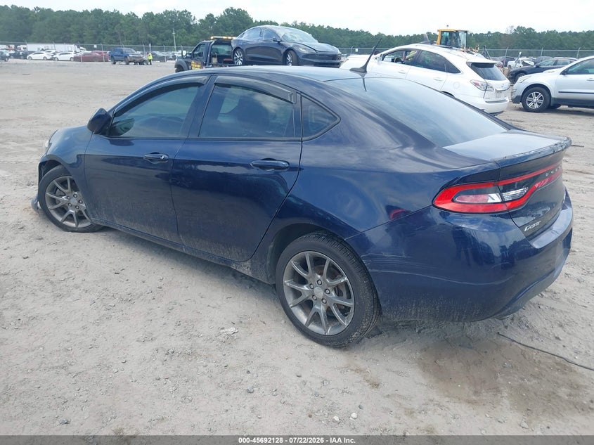 Vin: 1c3cdfbb2ed825500, lot: 46190756, dodge dart sxt 20143