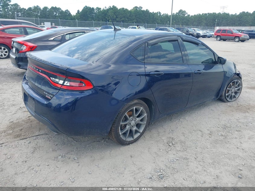 Vin: 1c3cdfbb2ed825500, lot: 46190756, dodge dart sxt 20144