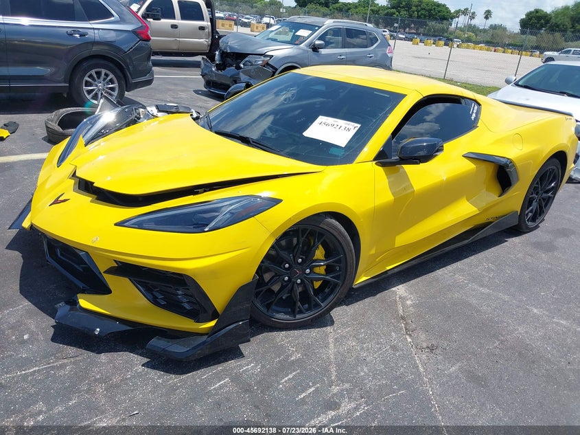 Vin: 1g1ya2d46t5111810, lot: 46190766, chevrolet corvette stingray , 1lt, rwd 20262