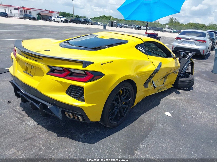Vin: 1g1ya2d46t5111810, lot: 46190766, chevrolet corvette stingray , 1lt, rwd 20264