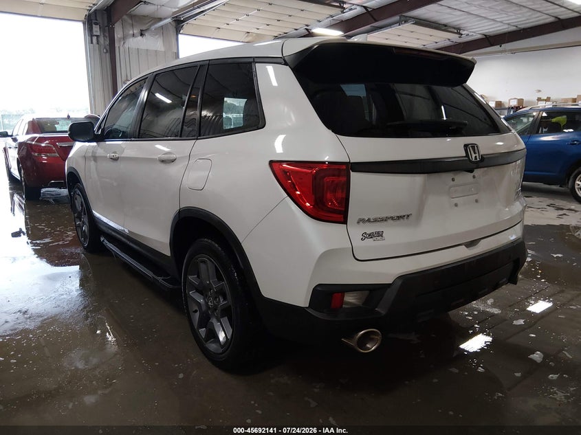 Vin: 5fnyf8h56pb019714, lot: 46190769, honda passport awd ex-l 20233