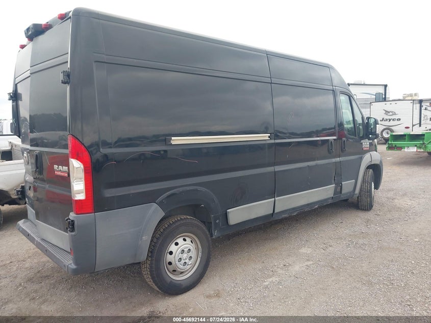 Vin: 3c6trvdg0je104642, lot: 46190772, ram promaster 2500 high roof 159 wb 20184