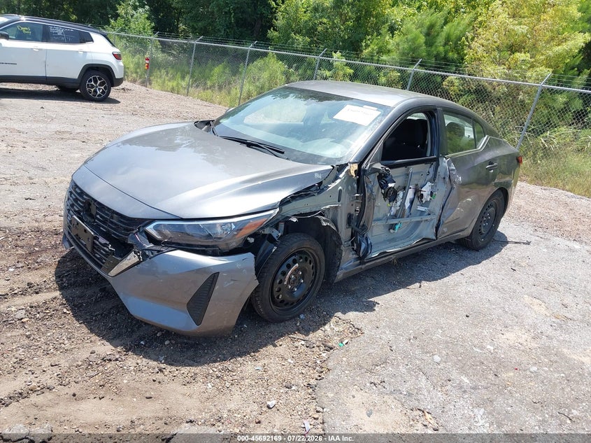 2024 Nissan Sentra S Xtronic Cvt, Front End, IAAI, VIN 3N1AB8BV1RY303798 — photo 2