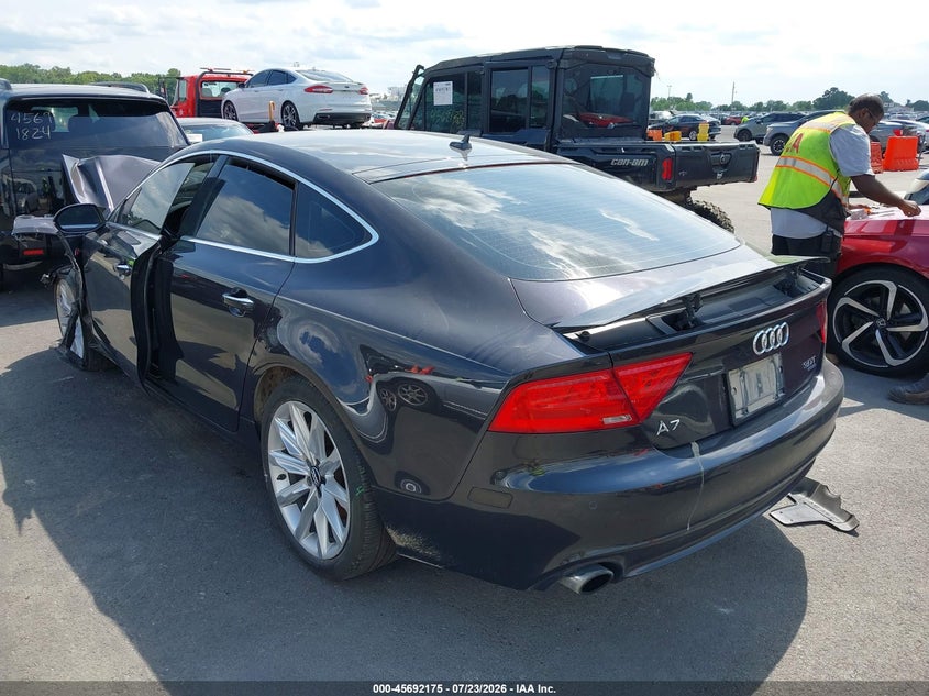 Vin: wauygafc2dn156438, lot: 46190803, audi a7 3.0t premium 20133