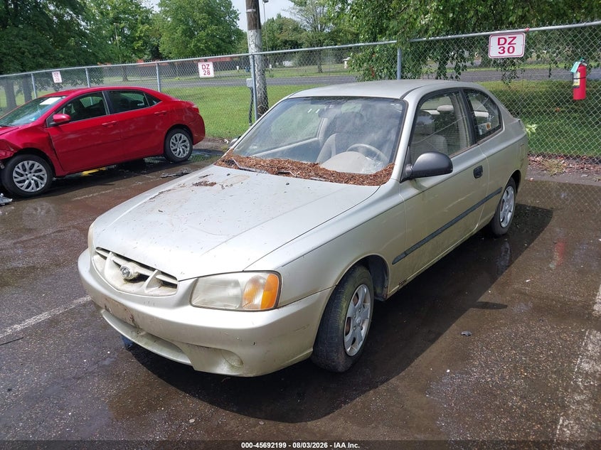 2002 Hyundai Accent, Обычный износ, IAAI, VIN KMHCF35G22U202378 — фото 2