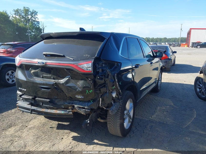 Vin: 2fmtk4j94fbb20379, lot: 46190828, ford edge sel 20154