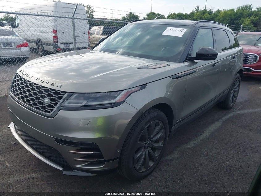 Vin: salyl2ex0ka780406, lot: 46190859, land rover range rover velar p250 r-dynamic se 20192