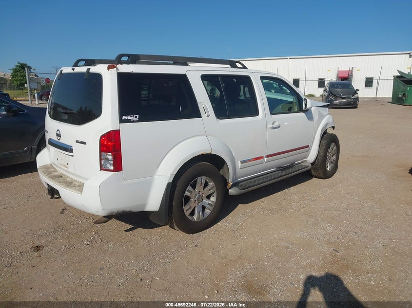 Vin: 5n1ar1nb1bc611162, lot: 46190874, nissan pathfinder silver 20114