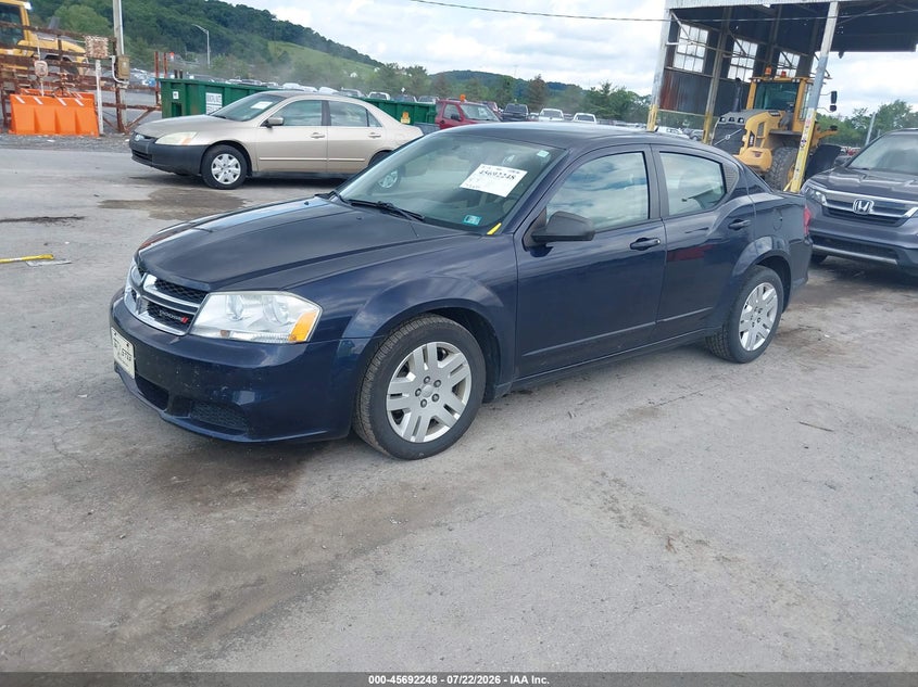 Vin: 1c3cdzag8cn309356, lot: 46190876, dodge avenger se 20122