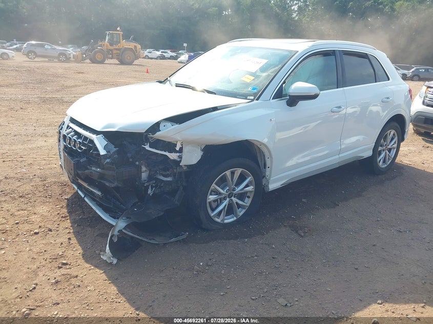 Vin: wa1decf35r1052652, lot: 46190889, audi q3 premium 45 tfsi s line quattro tiptronic 20242