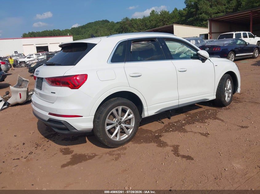 Vin: wa1decf35r1052652, lot: 46190889, audi q3 premium 45 tfsi s line quattro tiptronic 20244