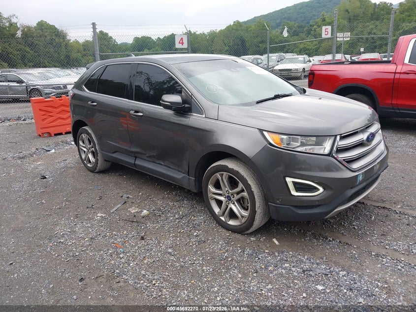 Vin: 2fmpk3k82fbb43953, lot: 46190898, ford edge titanium 2015 img_1