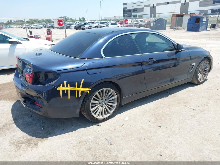 Vin: wba3v7c56fp772837, lot: 46190929, bmw 428i 20154