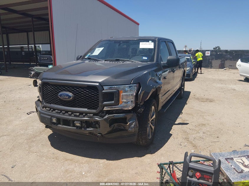 2019 Ford F-150, Left Front, IAAI, VIN 1FTEW1EP8KKD89042 — photo 2