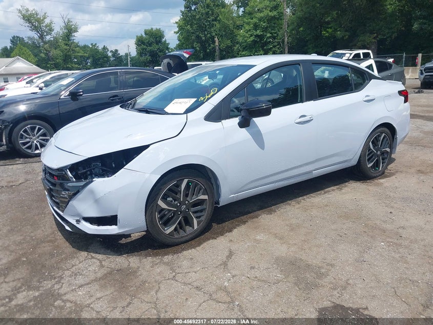 2025 Nissan Versa, Front End, IAAI, VIN 3N1CN8FV9SL895349 — photo 2