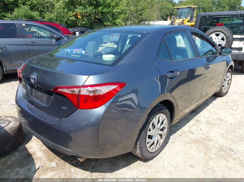 Vin: 2t1burhe7kc152447, lot: 46190996, toyota corolla le 20194