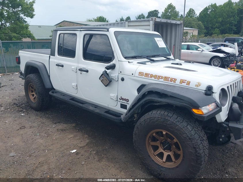 2022 Jeep Gladiator Rubicon 4X4 VIN: 1C6JJTBG2NL167048 Lot: 45692393