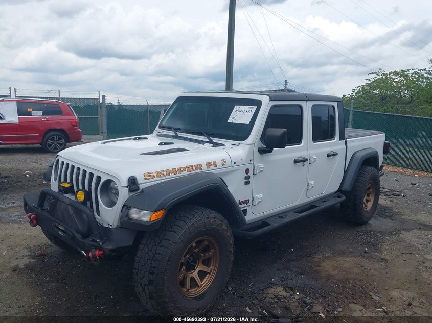 Vin: 1c6jjtbg2nl167048, lot: 46191021, jeep gladiator rubicon 4x4 20222