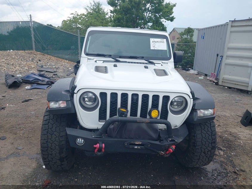 2022 Jeep Gladiator Rubicon 4X4 VIN: 1C6JJTBG2NL167048 Lot: 45692393