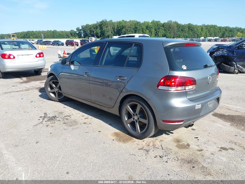 Vin: wvwdb7aj4cw215250, lot: 46191044, volkswagen golf 2.5l 4-door 20123