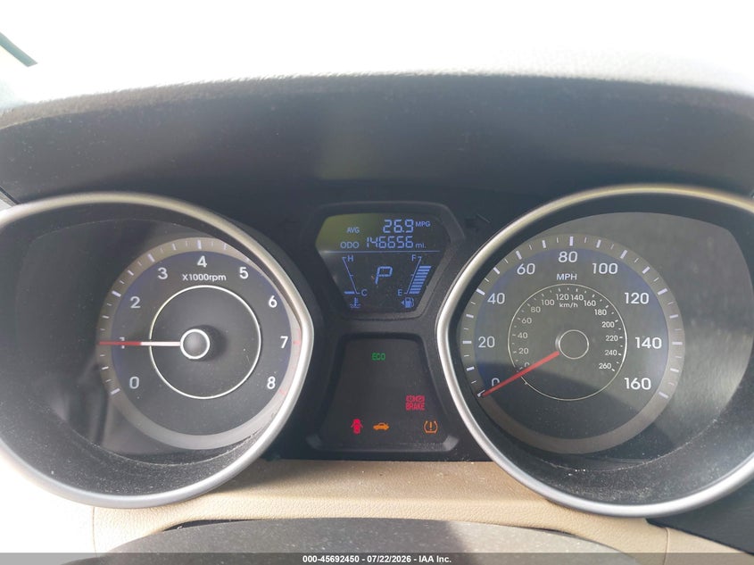 HYUNDAI ELANTRA 2012 VIN KMHDH4AE2CU243328