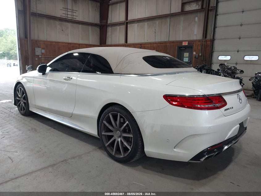 Vin: wddxk7jb2ha025527, lot: 46191089, mercedes-benz amg s 63 4matic 20173
