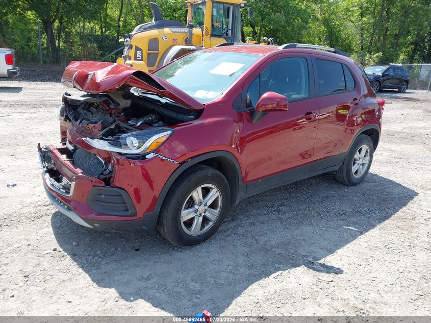 Vin: kl7cjpsm1nb528772, lot: 46191093, chevrolet trax awd lt 20222