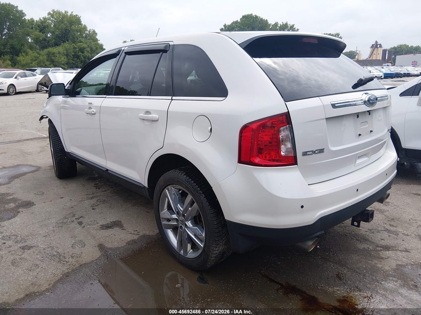 Vin: 2fmdk4kc3ebb30527, lot: 46191114, ford edge limited 20143