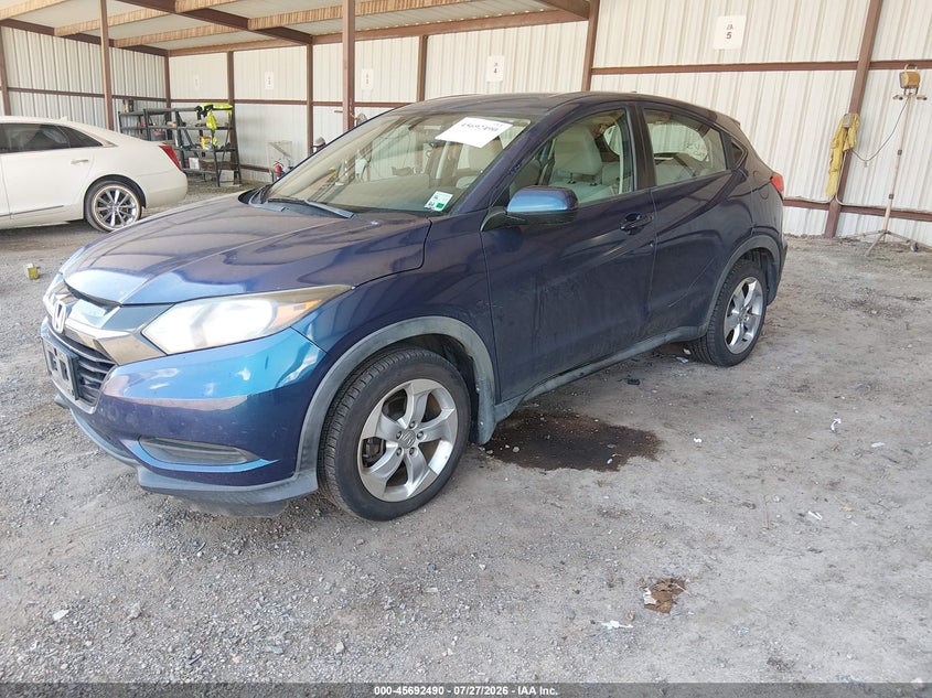 Vin: 3czru6h3xgm719111, lot: 46191118, honda hr-v lx 20162