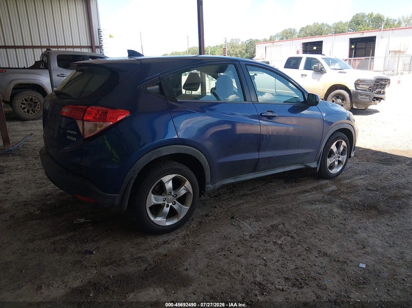 Vin: 3czru6h3xgm719111, lot: 46191118, honda hr-v lx 20164
