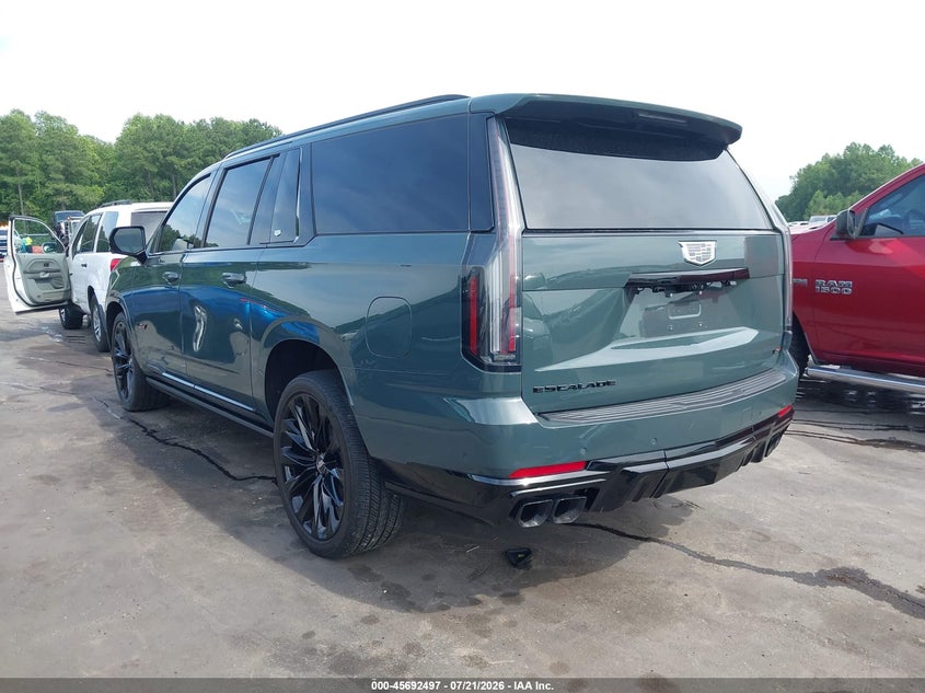 Vin: 1gys9sr92sr310672, lot: 46191125, cadillac escalade esv v-series 20253