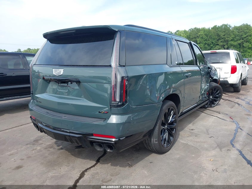 Vin: 1gys9sr92sr310672, lot: 46191125, cadillac escalade esv v-series 20254