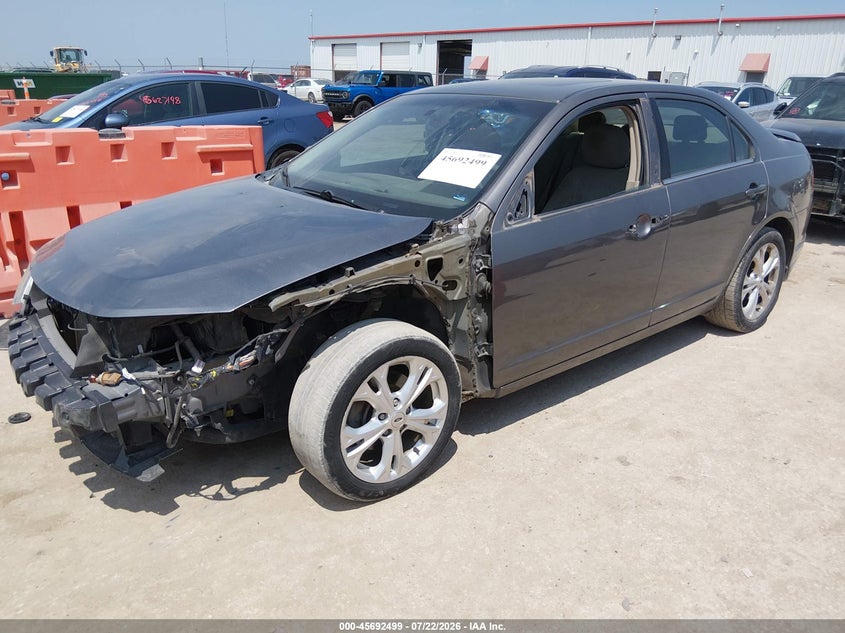 Vin: 3fahp0ha3cr294578, lot: 46191127, ford fusion se 20122