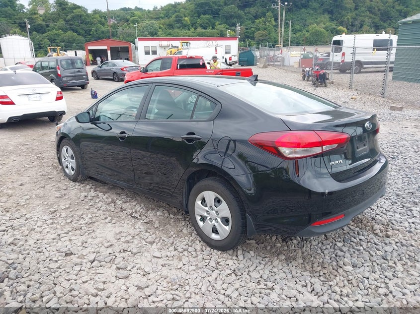 Vin: 3kpfk4a70he099882, lot: 46191128, kia forte lx 20173