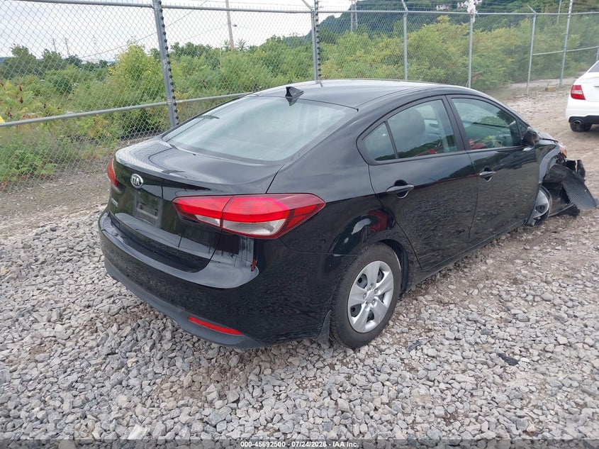 Vin: 3kpfk4a70he099882, lot: 46191128, kia forte lx 20174