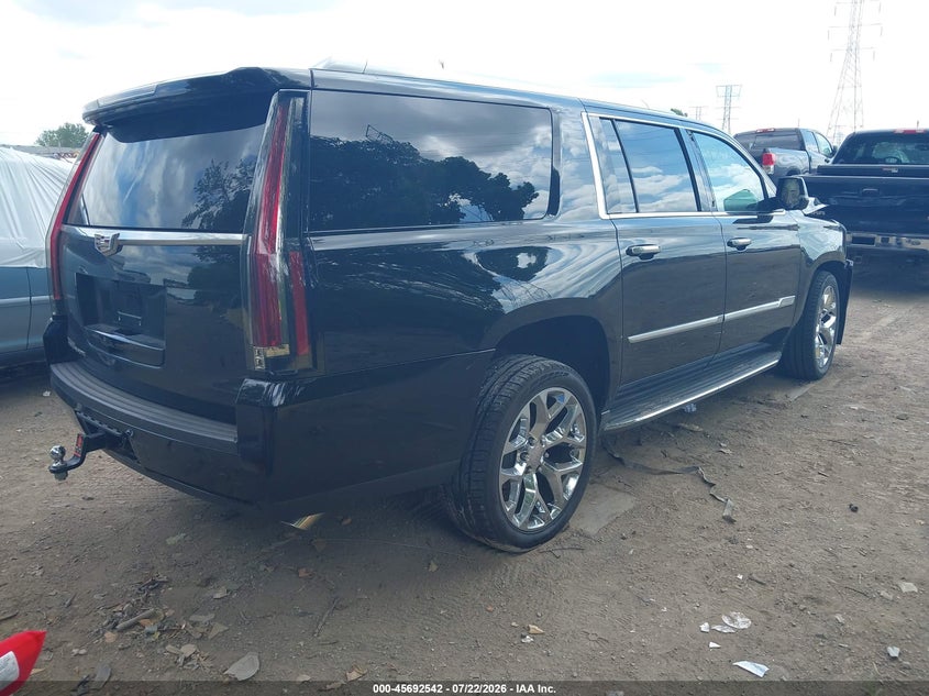 Vin: 1gys4skj5fr586160, lot: 46191170, cadillac escalade esv luxury 20154
