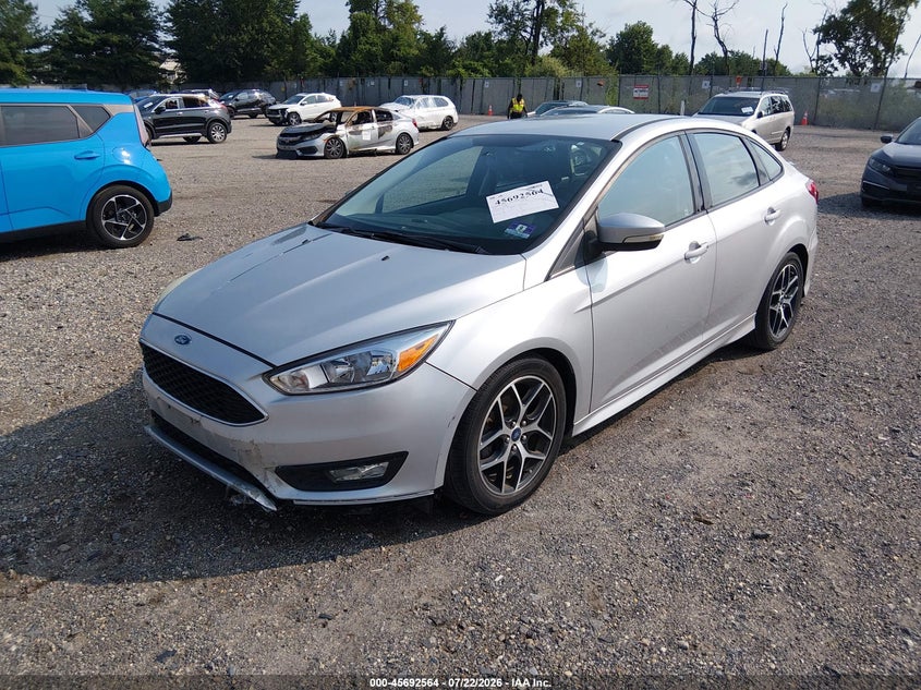 Vin: 1fadp3f28fl344731, lot: 46191192, ford focus se 20152