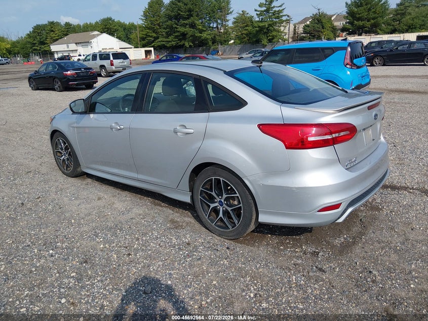 Vin: 1fadp3f28fl344731, lot: 46191192, ford focus se 20153