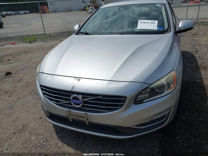 2015 Volvo S60 T5 Premier VIN: YV140MFB1F2316158 Lot: 45692589