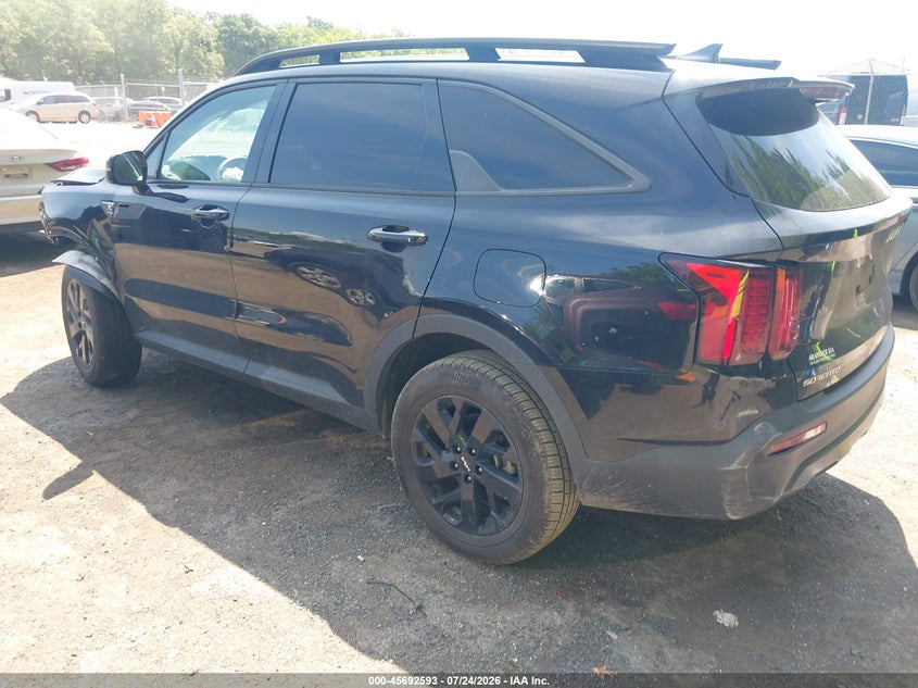 Vin: 5xyrldlcxpg184539, lot: 46191221, kia sorento x-line s 20233