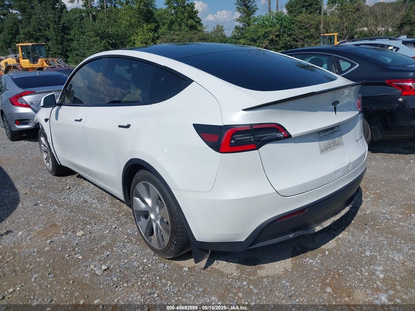 Vin: 5yjygdee8mf074736, lot: 46191227, tesla model y long range dual motor all-wheel drive 20213