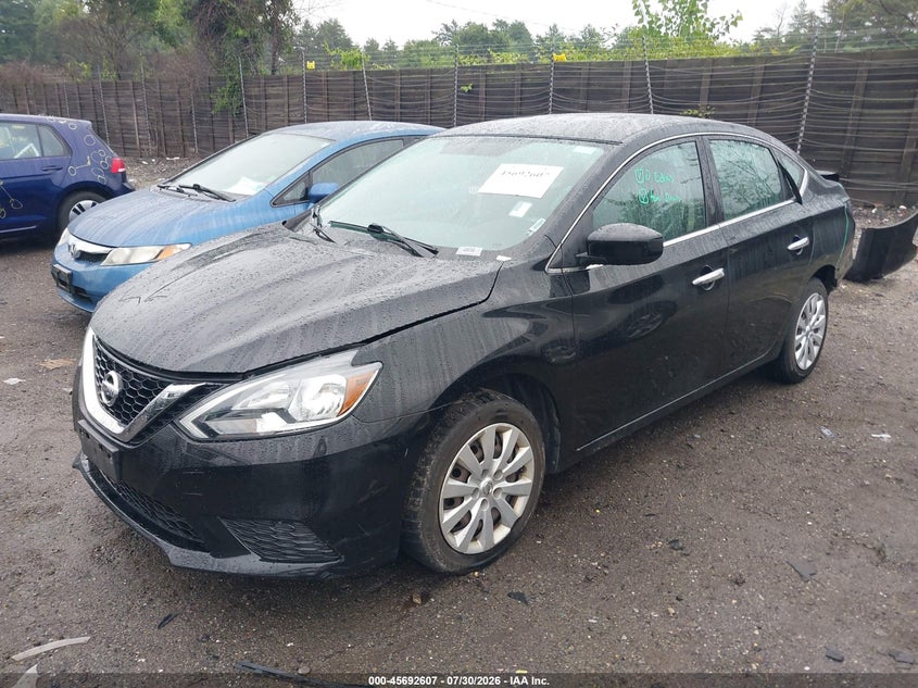 Vin: 3n1ab7ap1gy227896, lot: 46191235, nissan sentra s 20162