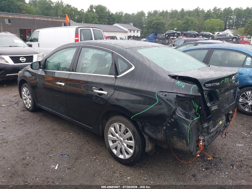 Vin: 3n1ab7ap1gy227896, lot: 46191235, nissan sentra s 20163
