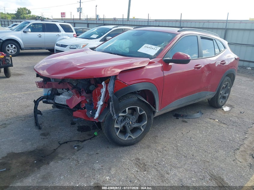 Vin: kl77lhep9tc014280, lot: 46191240, chevrolet trax fwd lt 20262